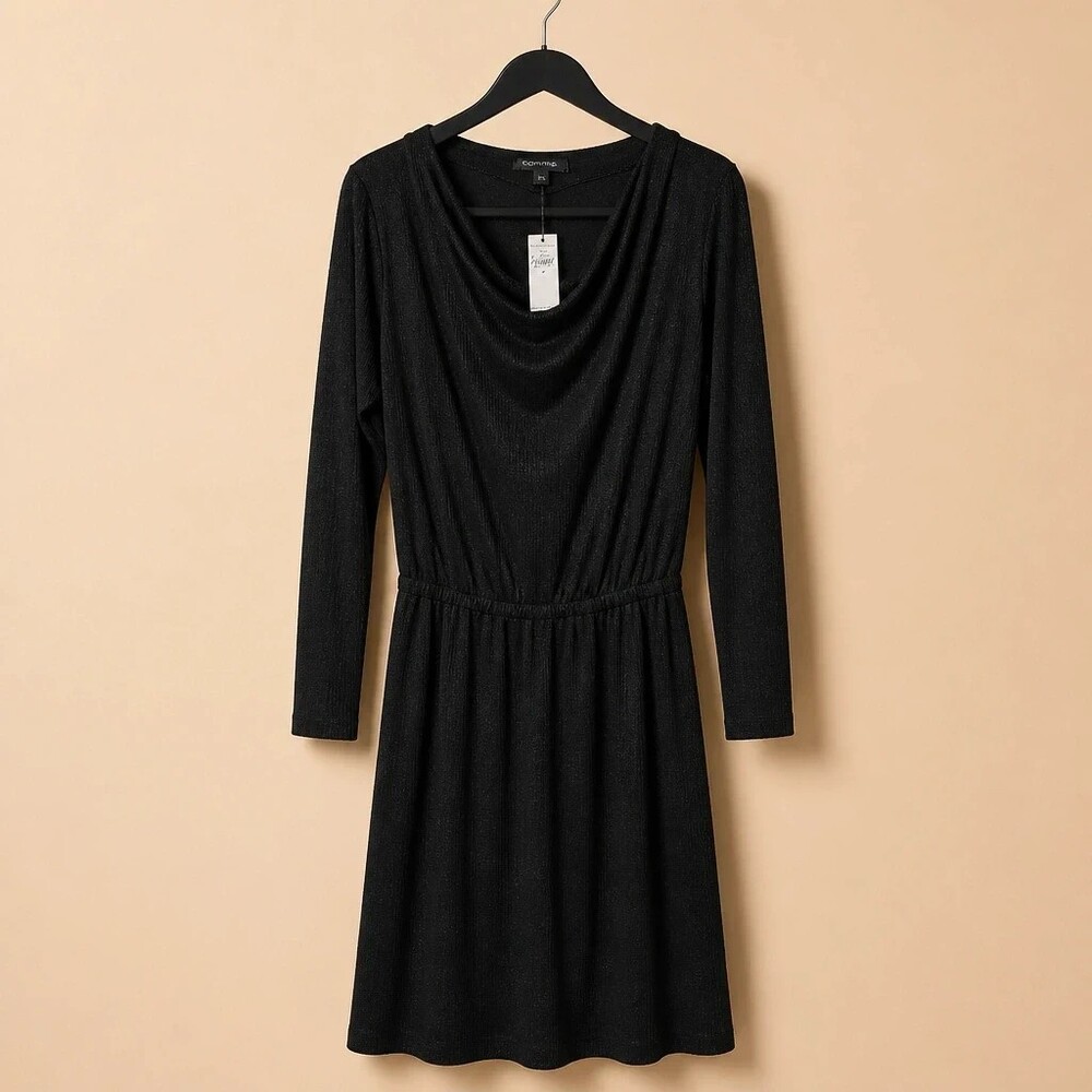Banana Republic midi black dress NWT